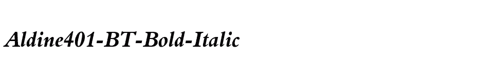 font Aldine401-BT-Bold-Italic download