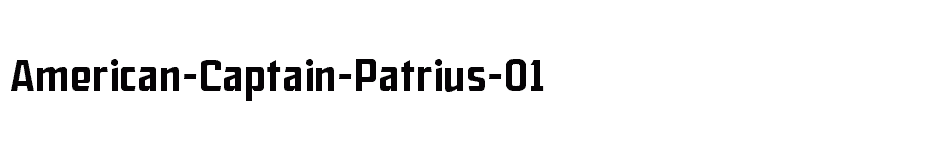 font American-Captain-Patrius-01 download
