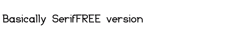 font Basically-SerifFREE-version download