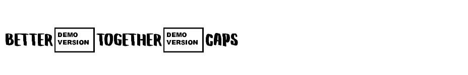 font Better-Together-Caps download