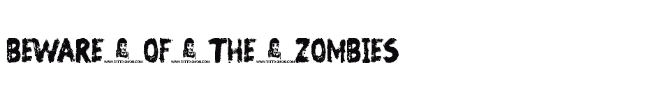font Beware-of-the-Zombies download