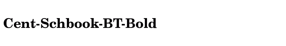 font Cent-Schbook-BT-Bold download