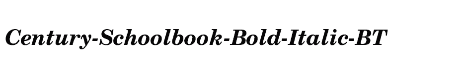 font Century-Schoolbook-Bold-Italic-BT download