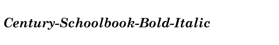 font Century-Schoolbook-Bold-Italic download