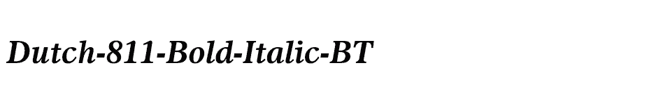 font Dutch-811-Bold-Italic-BT download