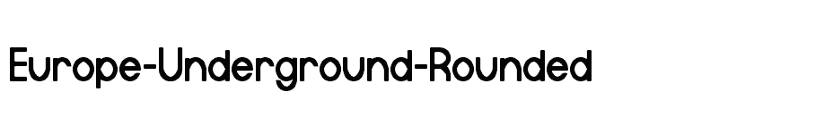 font Europe-Underground-Rounded download