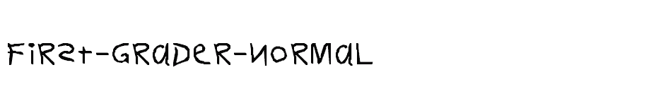 font First-Grader-Normal download