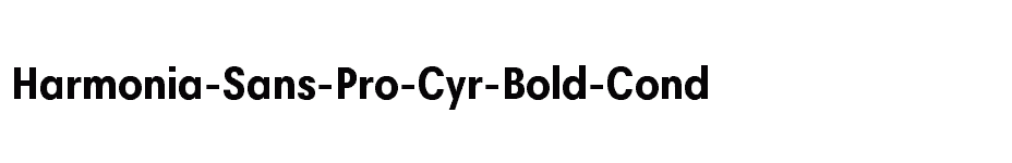 font Harmonia-Sans-Pro-Cyr-Bold-Cond download