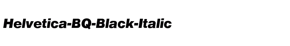 font Helvetica-BQ-Black-Italic download