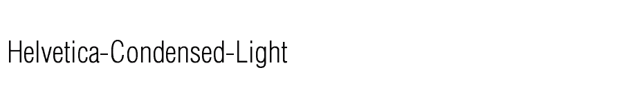 font Helvetica-Condensed-Light download