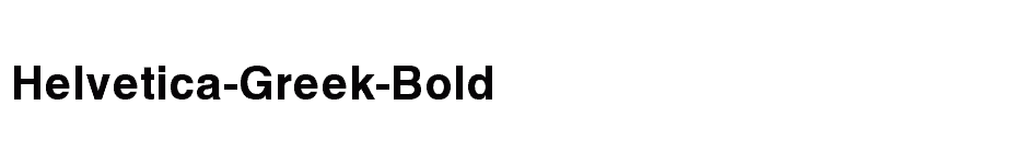 font Helvetica-Greek-Bold download