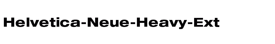 font Helvetica-Neue-Heavy-Ext download