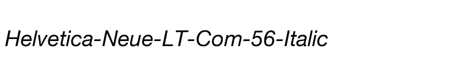 font Helvetica-Neue-LT-Com-56-Italic download