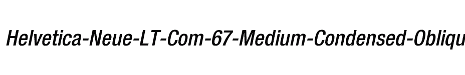 font Helvetica-Neue-LT-Com-67-Medium-Condensed-Oblique download
