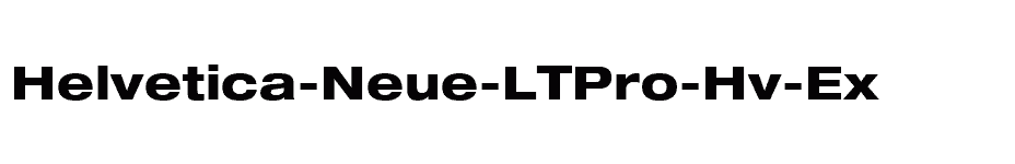 font Helvetica-Neue-LTPro-Hv-Ex download