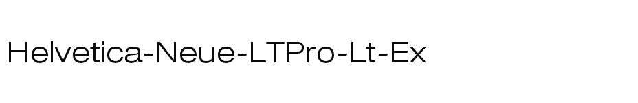 font Helvetica-Neue-LTPro-Lt-Ex download