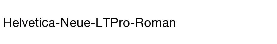 font Helvetica-Neue-LTPro-Roman download