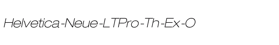 font Helvetica-Neue-LTPro-Th-Ex-O download