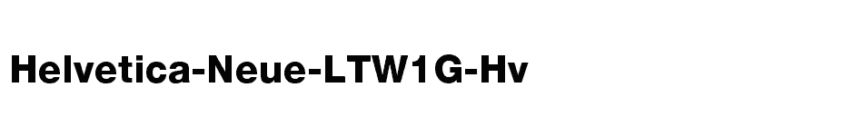 font Helvetica-Neue-LTW1G-Hv download