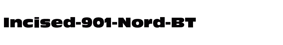 font Incised-901-Nord-BT download