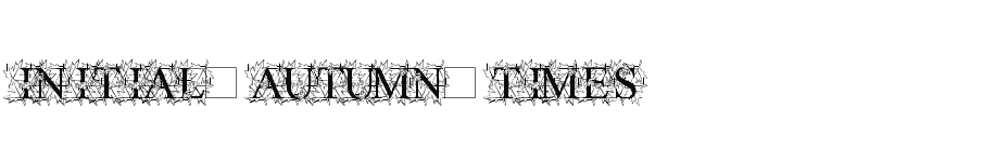 font Initial-Autumn-Times download