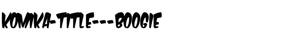 font Komika-Title---Boogie download