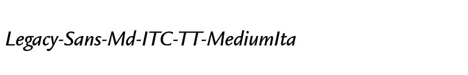 font Legacy-Sans-Md-ITC-TT-MediumIta download