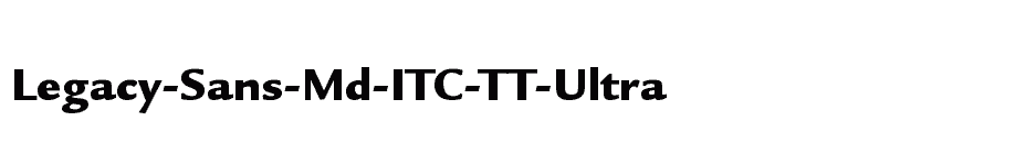 font Legacy-Sans-Md-ITC-TT-Ultra download