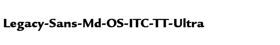 font Legacy-Sans-Md-OS-ITC-TT-Ultra download