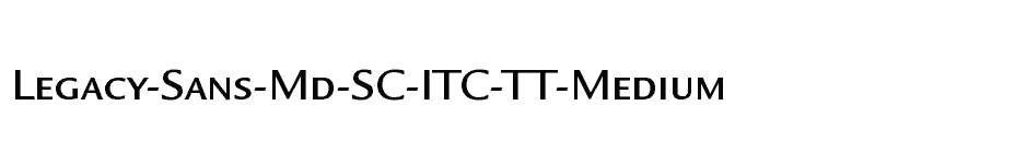 font Legacy-Sans-Md-SC-ITC-TT-Medium download