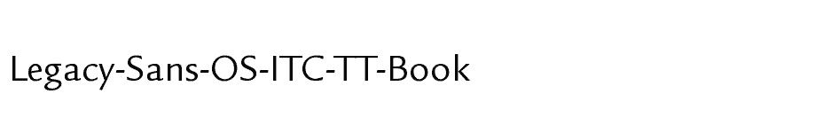 font Legacy-Sans-OS-ITC-TT-Book download