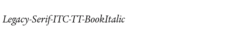 font Legacy-Serif-ITC-TT-BookItalic download