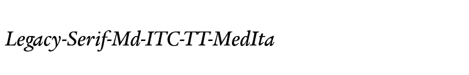 font Legacy-Serif-Md-ITC-TT-MedIta download