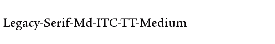 font Legacy-Serif-Md-ITC-TT-Medium download