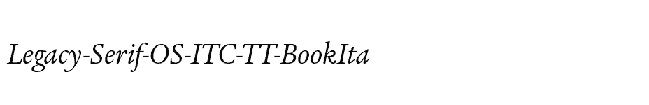 font Legacy-Serif-OS-ITC-TT-BookIta download