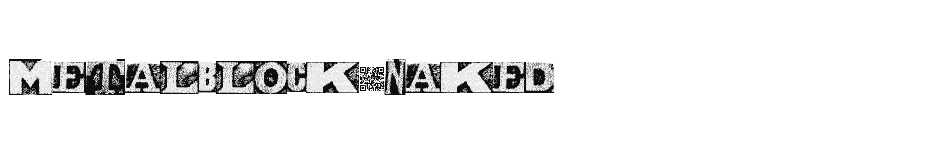 font Metalblock-Naked download