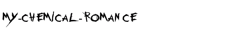 font My-Chemical-Romance download
