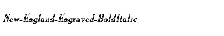 font New-England-Engraved-BoldItalic download