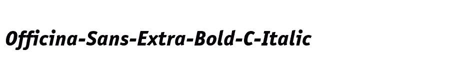 font Officina-Sans-Extra-Bold-C-Italic download