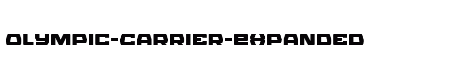 font Olympic-Carrier-Expanded download