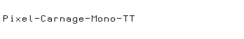 font Pixel-Carnage-Mono-TT download