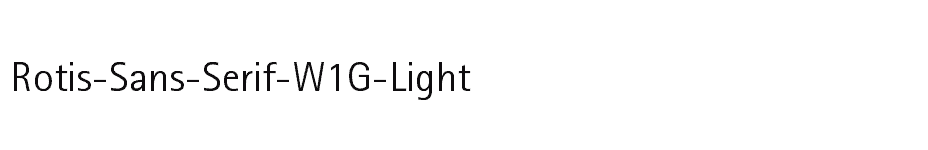 font Rotis-Sans-Serif-W1G-Light download