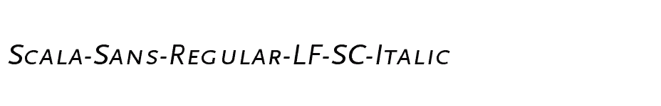 font Scala-Sans-Regular-LF-SC-Italic download