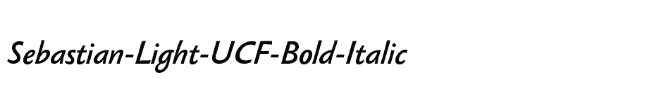 font Sebastian-Light-UCF-Bold-Italic download