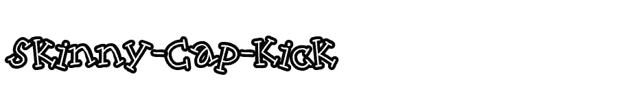 font Skinny-Cap-Kick download