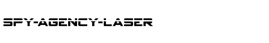 font Spy-Agency-Laser download