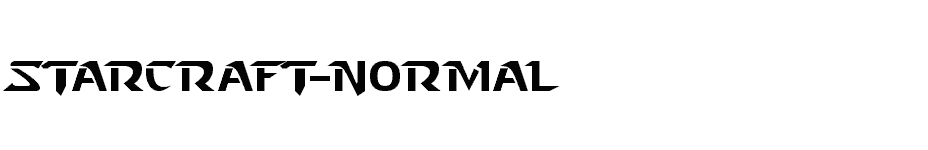 font Starcraft-Normal download