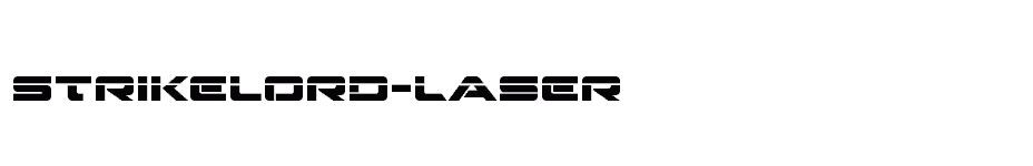 font Strikelord-Laser download