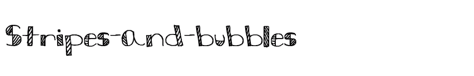 font Stripes-and-bubbles download