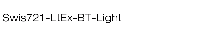 font Swis721-LtEx-BT-Light download